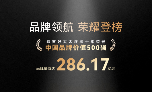 连续10年！pa集团官网入口蝉联“中国品牌价值500强”，品牌价值286.17亿元